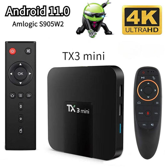 H50 Smart Android IPTV Box 4K HD 2.4and5G Media Player Bluetooth Voice Assistant Play Store 2/4GB
