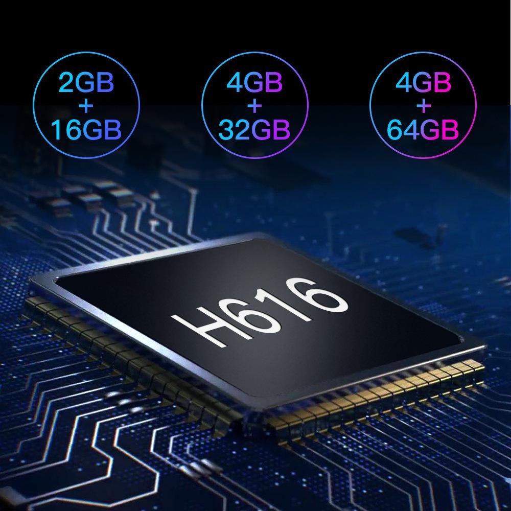 TV Box 4GB Ram 64GB Rom IPTV Android Voice Assistant Android 10.0 HTV 8 Box Original 6K H616 Wifi